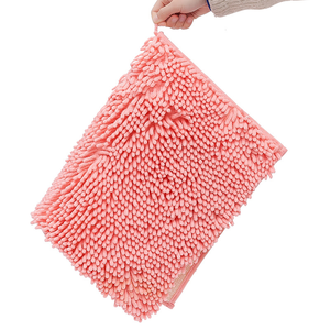 Tapis antidérapant en chenille pour salle de bain, chambre, cuisine - Écologique, lavable, absorbant l'eau, pour intérieur - Product Image 1