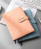 Carnet de notes ligné A5 de qualité supérieure avec fermeture magnétique et logo personnalisé