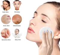 Esponja de planta OEM Toalla de cara de limpieza profunda Puffs cosméticos para exfoliar y aclarar la piel