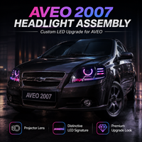Ensemble de phares à changement de couleur WRGB personnalisé en usine pour Chevrolet Aveo GT ACTIVO / Aveo Emotion, phare complet à rétrofit