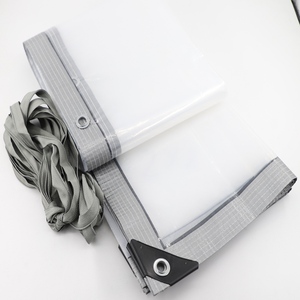 Lona Impermeable Transparente de PE de 0.1mm, Toldo Retráctil, Malla Impermeable, Cubierta de Protección para Plantas, Película para Invernadero - Product Image 2