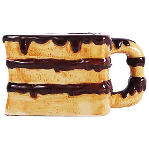 Tasses en porcelaine nordique personnalisées, desserts amusants et mignons, tasses à café en céramique 3D faites à la main, tasses cadeaux pour gâteaux au chocolat 12 oz - Product Image 6