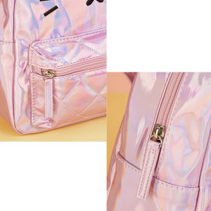 Sac d'école personnalisé pour enfants mignon et tendance holographique en cuir PU sacs à dos <span class=keywords><strong>fantaisie</strong></span> pour enfants - Product Image 5