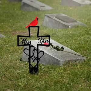 Iron Cross Memorial <b>Ornament</b>, Flat Metal Plaque for <b>Grave</b> Remembrance - Product Image 4