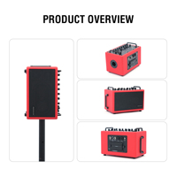 Altoparlante Portatile Musiccube M8 150W per Busking all'Aperto, Amplificatore Audio HD a Doppio Canale, Altoparlante per Busking, Amplificatore per Chitarra