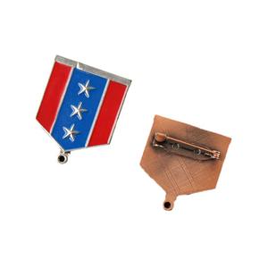 Insignia de etiqueta de nombre personalizada de alta calidad Pin de metal chapado en oro Emblema de coche Insignias de nombre en blanco de latón y cobre para usuarios finales de seguros - Product Image 3