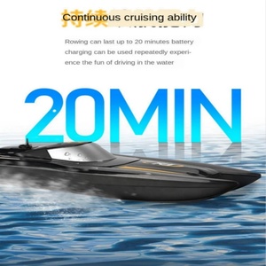 Bateau télécommandé SANJOYO SJY-H118 RTR Mini, portée de contrôle 50 m, batterie 7,4 V 1800 mAh, vitesse maximale 10 km/h, contrôle facile, métal/plastique. - Product Image 3