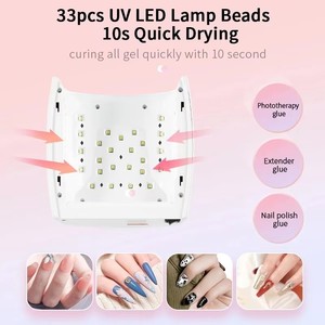 66W Rechargeable UV LED Nail Lamp 33 LEDs Universal Plug Gel <b>Polish</b> Dryer for Professional Manicure Art - Product Image 6