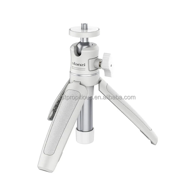 Ulanzi MT-08 Mini Smartphone DSLR Tripod for Sony ZV1 Canon M50 Cold Shoe Tripod Mount for LED Light Microphone Vlog Tripod Kit