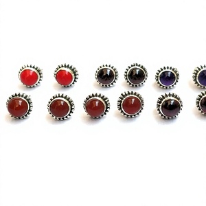 Pendientes de piedras preciosas naturales para mujer, aretes de Plata de Ley 925, joyería de piedras preciosas - Product Image 3