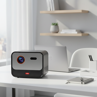 Nouveau projecteur portable mini Android 11, système home cinéma, 2200 lumens ANSI, 1920*1080P FHD, vidéo, projecteur mobile pour téléphone portable