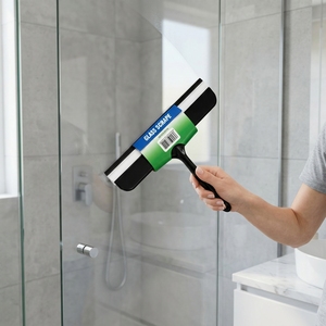 Nettoyeur de vitres manuel avec poignée ergonomique pour le nettoyage des miroirs de douche et des pare-brise de voiture - Product Image 4