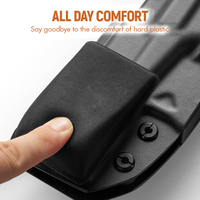 Kit universel de support en mousse pour holster IWB – Confort et dissimulation améliorés pour le port dissimulé et les accessoires de chasse