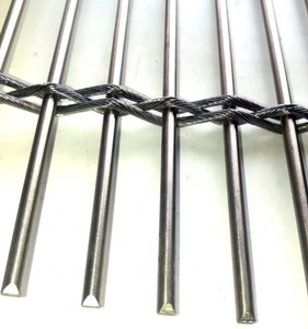 Bande de treillis métallique en acier inoxydable tressé à emboîtement, haute résistance, pour la <span class=keywords><strong>d</strong></span>écoupe et le pliage de filets de sécurité en métal pour façades de bâtiments - Product Image 4