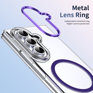 Funda Magnética Transparente HD de Lujo para Samsung <span class=keywords><strong>Galaxy</strong></span> Z Fold8 Ultra Fold7-3 con Protector de Pantalla y Cubierta Transparente para la Bisagra - Product Image 1