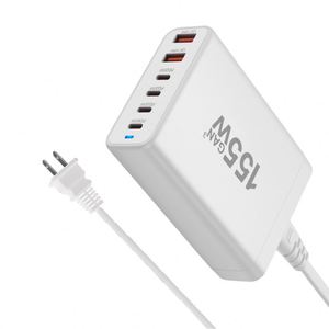 Customized logo High-power PD100W Fast Charging 4-port C-type USB Desktop Charger for Laptops for <b>Watches</b> - Product Image 6