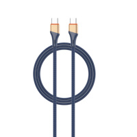 LDNIO Alliage d'aluminium LC631C/632C 65W Type-C à Type-C Câble de prise en charge PD et QC Chargeur de téléphone à charge rapide Câble de données rapide