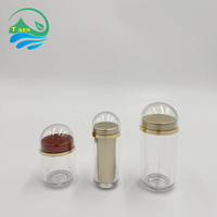 Flacon en plastique PS de qualité professionnelle 50g, vide, de luxe, pour médicaments, avec bouchon double couche, pour vitamines, pilules et capsules nutritionnelles