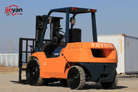 Chariot élévateur diesel Toyota d'occasion 7FD40 de 4 tonnes importé du Japon, moteur à pompe haute efficacité, multifonctionnel, faible nombre d'heures de fonctionnement