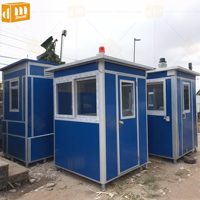 Conception de cabines de sécurité Cabine de garde Maison de conteneur mobile Sentry Box Cabine de garde de sécurité portable à vendre