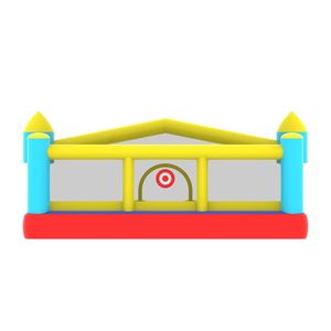 Nouveau produit Château gonflable pour enfants, petit parc d'attractions intérieur/extérieur avec toboggan et trampoline - Product Image 2