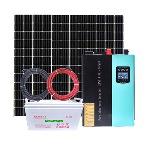 ผลิตภัณฑ์พลังงานแสงอาทิตย์แบบต่อเนื่อง 9600WH ระบบพลังงานแสงอาทิตย์ ระบบพลังงาน 375 วัตต์ 5 กิโลวัตต์ พร้อมแบตเตอรี่สำหรับบ้าน - Product Image 1