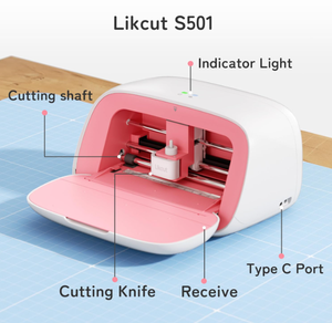 Likcut S501 Coupeur Portable |   Traceur intelligent pour vinyle et papier, idéal pour les loisirs créatifs - Product Image 4