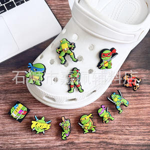 OEM Custom di alta qualità tartarughe <span class=keywords><strong>Ninja</strong></span> PVC gioielli in gomma braccialetto modello cartone animato pronti Stock bozze - Product Image 2