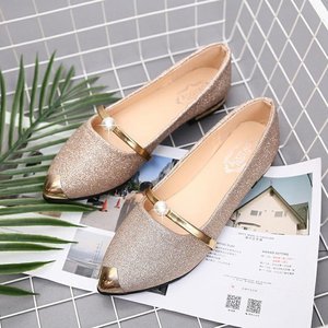 Wholesale Fashion Low Heel Loafers Women <b>Pointed</b> <b>Toe</b> Pumps Elegant <b>Flat</b> Dress Shoes for Ladies - Product Image 6