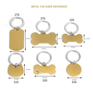 Desain kustom dan bentuk dicat logam tag anjing manajemen hewan kode <span class=keywords><strong>qr</strong></span> logam tag liontin - Product Image 6