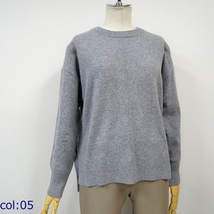 Vente en gros 100% Pull en cachemire Pull col rond Centre Tuck Tricoté Doux Décontracté Style Confortable - Product Image 4