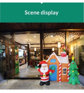 Modelo Inflable de Santa Claus con Árbol de Navidad Iluminado, Decoración Navideña de Alta Calidad 2026 - Product Image 2