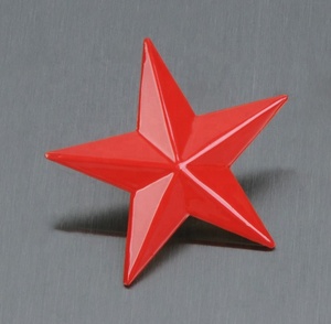 Spilla personalizzata in metallo a forma di stella 3d con placcatura in argento dorato, spilla a stella a cinque punte distintivo 4 luglio Memorial Day veterani - Product Image 2
