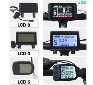 Kit de Conversión de Motor para Bicicleta Eléctrica, Neumático Grueso, 48v 1500w 2000w, Rueda Trasera/Delantera de 20'', 24'', 26'', Kit para Neumáticos Gruesos - Product Image 3