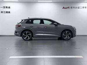 <span class=keywords><strong>Audi</strong></span> Q4 E-tron 40 SUV électrique d'occasion 2024, longue autonomie, véhicule électrique intelligent, prêt à l'exportation, gris sur noir - Product Image 4