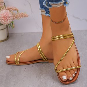 Sandalias Gladiador de Verano 2026 para Mujer, Tallas Grandes, Estilo Romano con Punta Abierta y Tacón Cubierto, Especializadas en Moda Africana - Product Image 2