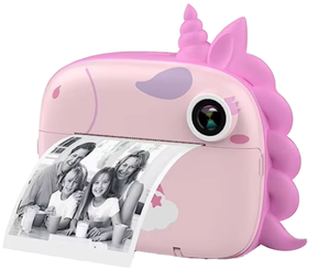 Appareil photo numérique pour enfants transfrontalier avec impression double face avant-arrière, écran 2-3 pouces, lampe torche LED intégrée, motif dessin animé - Product Image 2