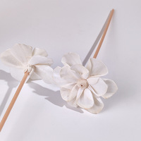 Bâton diffuseur d'arômes en fibre de 5 cm, motif Dahlia, sans flamme, pour diffuseur d'intérieur, accessoires d'aromathérapie