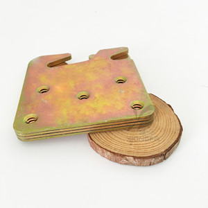 Plaque de suspension de lit en fer de 82 mm d'épaisseur, plaquée couleur, style moderne et simple, accessoire de quincaillerie - Product Image 3