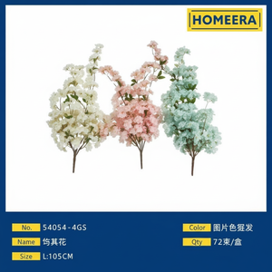 Rosas de tacto real de alta calidad, 72 piezas por caja, flores artificiales L105CM en colores blanco, rosa, azul, suministro al por mayor - Product Image 1