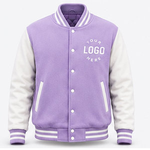 Wholesale Price OEM Custom Logo Color <b>Long</b> Sleeve Casual Varsity <b>Jacket</b> <b>Men</b> Baseball <b>Jackets</b> Eco-Friendly Varsity <b>Jacket</b> For <b>Men</b> - Product Image 1