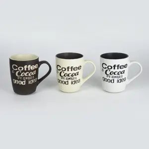 14Oz Keramische Mok Was Weerstaan Koffieontwerp Tweekleurige Kleuren Hot Selling Voor Groothandel In De Detailhandel En Promotie Zeefdruk Koffiemok