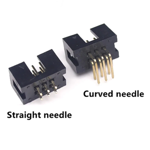 Đầu nối tiêu đề ổ cắm DC3 2.54mm ISP Nam Kim thẳng/cong đôi 6/8/10/12/14/16/18/20/24/26/30/34/40/50P - Product Image 2