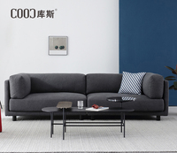 Meubles de maison, de luxe, Sala Beige, 7 places, sectionnel Chesterfield, ensemble de canapés en cuir véritable, meubles de salon