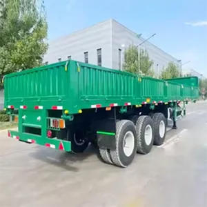 3 <span class=keywords><strong>essieux</strong></span> plate-forme rideau de chute paroi latérale Cargo Buffet ouvert semi-<span class=keywords><strong>remorque</strong></span> avec <span class=keywords><strong>porte</strong></span> arrière - Product Image 4