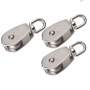 Edelstahl 316 Seilzugblock mit Klappbarem Augenbügel und Drehgelenk - Product Image 5