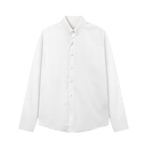 Chemise habillée de luxe pour <span class=keywords><strong>homme</strong></span> en coton à manches longues, style polo, avec motif cœur brodé, respirante, style parisien populaire, collection printemps - Product Image 3