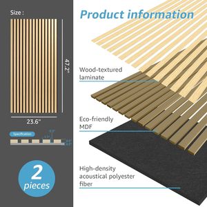 Roydaa <span class=keywords><strong>pannello</strong></span> <span class=keywords><strong>MDF</strong></span> ad alta densità su misura dimensioni e colore fonoassorbente <span class=keywords><strong>pannello</strong></span> acustico - Product Image 3