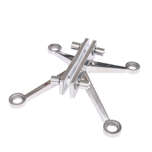 Griffe d'assemblage auxiliaire en acier inoxydable 304 en forme de K, type 250, <span class=keywords><strong>pour</strong></span> support de pointe d'auvent, griffe à verre fournie par l'usine HL - Product Image 2