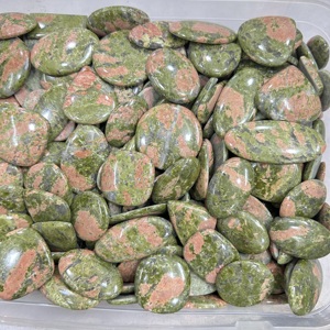 Nhà Máy Trực Tiếp Cung Cấp <span class=keywords><strong>unakite</strong></span> Đá Cabochon Tự Nhiên Hình Bầu Dục Vòng Cắt Lỏng Đá Quý Thạch Anh Cho Đa Năng Sử Dụng - Product Image 4